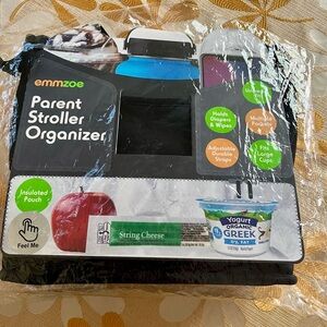 Black Parent Stroller Organizer